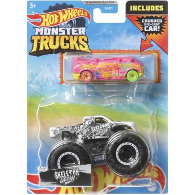 Mattel Hot Wheels SKELETON CREW Truck 1:64 Monster Truck