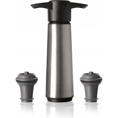 Vacu Vin Pumpička na víno + 2 vaku špunty, nerez, gift box - VacuVin