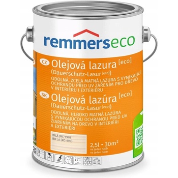 Remmers Lasur Eco 2,5 l biela