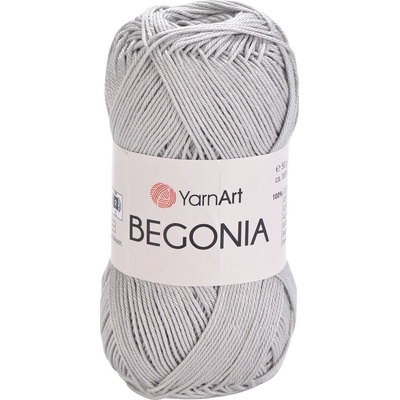 YARNART Begonia 4920 Light Grey Плетива прежда (Begonia 4920)