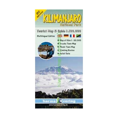 mapa Kilimanjaro NP 1:100 t.