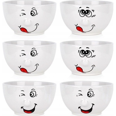 SIAKI Keramické misky 6 x 550 ml
