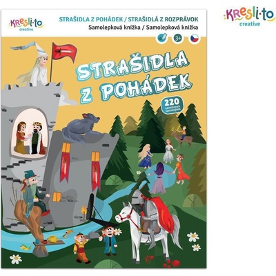 Kresli.to Strašidlá z rozprávok samolepková knižka