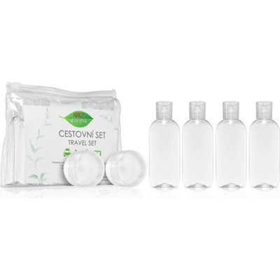Bione Cosmetics cestovní set plnitelných lahviček 80 ml+25 ml 6 ks