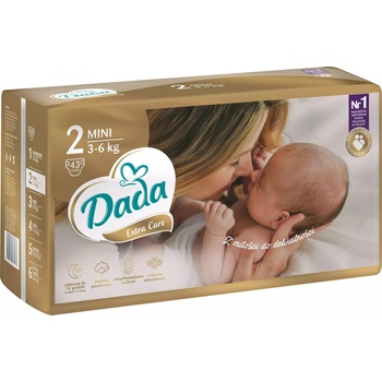 DadaExtra Care 2 MINI 3-6 kg 43 ks