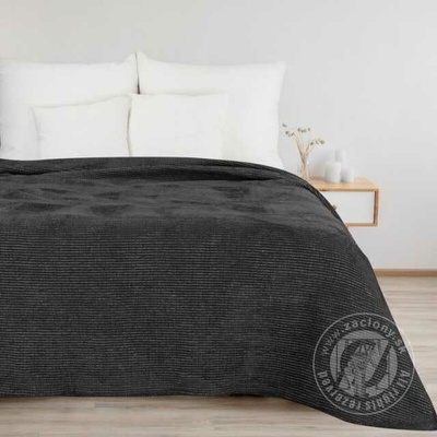 SZ Deka Amber s vafľovou štruktúrou čierna 200x220
