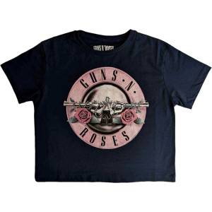 Guns N' Roses Classic Logo Navy Blue M Дамски Риза (GNRCT04LN02)