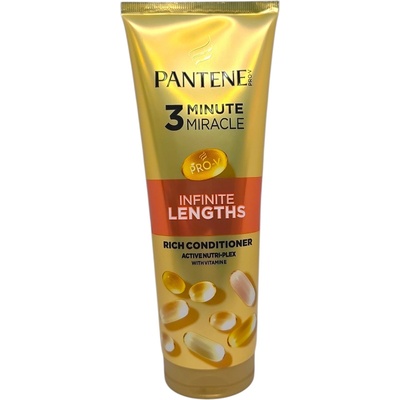 Pantene маска за коса, 220мл, Infinite Lengths, 3 minute Miracle