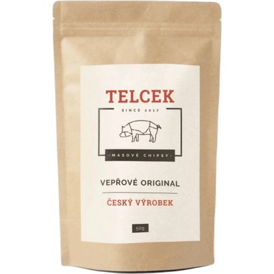 Telcek Masové vepřové chipsy original 50 g