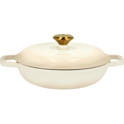 SILVERCREST Litinová servírovací pánev Premium, Ø 25 cm béžová