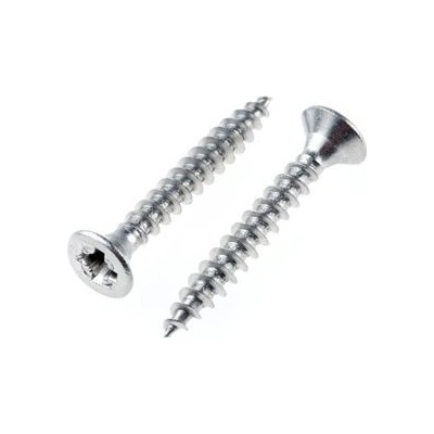 V5242 6x240/70 ČZ TORX ZB vrut do dreva so zápustnou hlavou, TORX-biely zinok