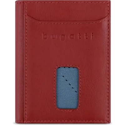 Bugatti Кожен портфейл Bugatti Secure Slim Special Zip Mini, червен (49 1485 16)