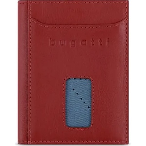 Bugatti Кожен портфейл Bugatti Secure Slim Special Zip Mini, червен (49 1485 16)
