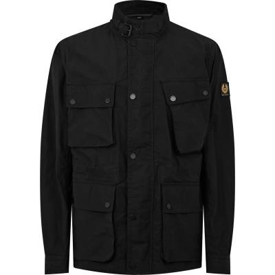 BELSTAFF Яке BELSTAFF Men's Service Fieldmaster Long Sleeve Hip Length Field Jacket - Black