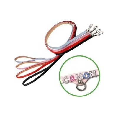 Camon Krystal - Повод за кучета 1, 2см/ 120 см. - червен