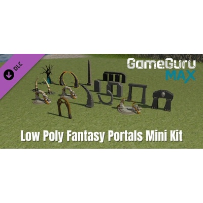 Игра GameGuru MAX Low Poly Mini Kit - Fantasy Portals за PC Steam, Електронна доставка