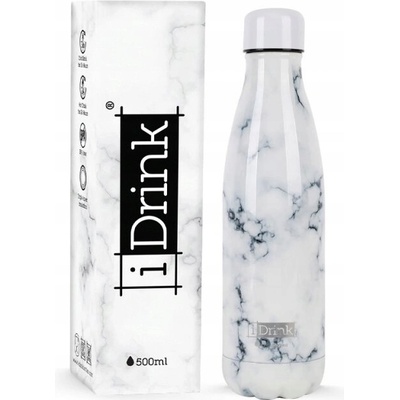 I Drink termoska 500 ml bílá mramor