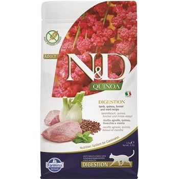 N&D QUINOA grain free cat DIGESTION Lamb 1,5 kg