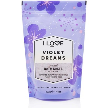 I Love Cosmetics Violet Dreams Bath Salts 500 g