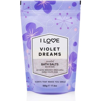 I Love Cosmetics Violet Dreams Bath Salts 500 g