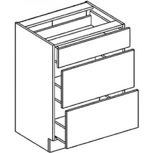 CASARREDO D60S3 dolní skříňka se zásuvkami GOBI