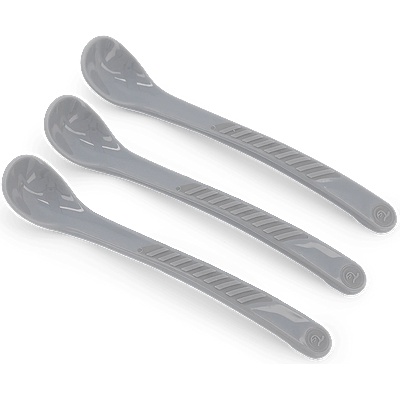 Комплект лъжички Twistshake 3 броя 6+ м Pastel Grey (7350083121844)