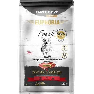 Biofeed Euphoria Fresh Adult Pork and beef XS/S 500 g
