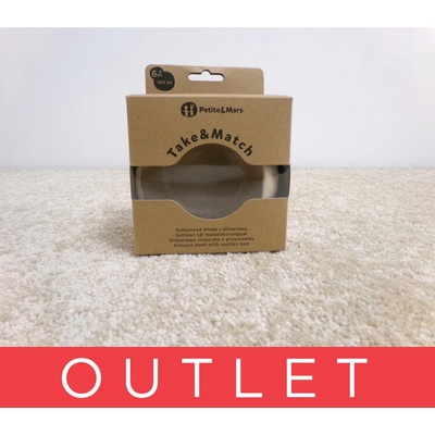 Petite&Mars Miska silikónová s prísavkou 6m+ Desert Sand 350 ml