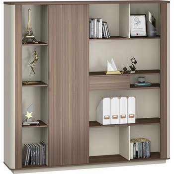 RFG Шкаф Lisabon, RFG, 2000 х 400 х 1980 mm, дъб и сиво