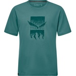 Salewa Мъжка спортна тениска Salewa Eagle 3Cime T-Shirt Sport shirt - Willow / Pond - размер 46 (EU) (216-6026-0611)