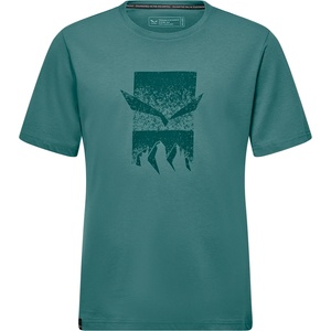 Salewa Мъжка спортна тениска Salewa Eagle 3Cime T-Shirt Sport shirt - Willow / Pond - размер 46 (EU) (216-6026-0611)