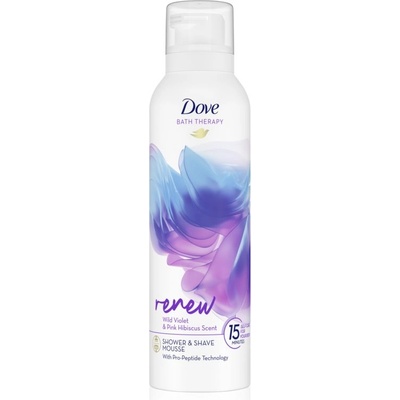 Dove Bath Therapy Renew душ пяна Wild Violet & Pink Hibiscus 200ml