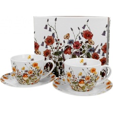 Duo Porcelánová šálka s podšálkou Wild Birds 2 x 280 ml
