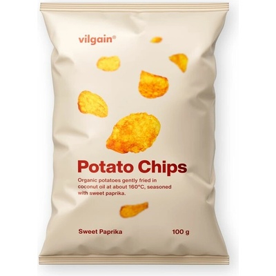 Vilgain Bramborové chipsy BIO sladká paprika 100 g – Zboží Mobilmania