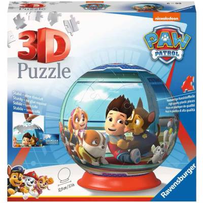 Ravensburger - Puzzle Puzzleball: Paw Patrol - 40 - 99 piese