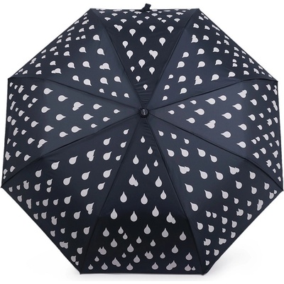 Kouzelné kapky deštník dámský skládací vystřelovací 2 tm.modrý – Zbozi.Blesk.cz