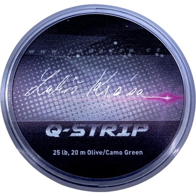 LK Baits šnúra Q-Stripe 20m 25lb Olive/Camo Brown