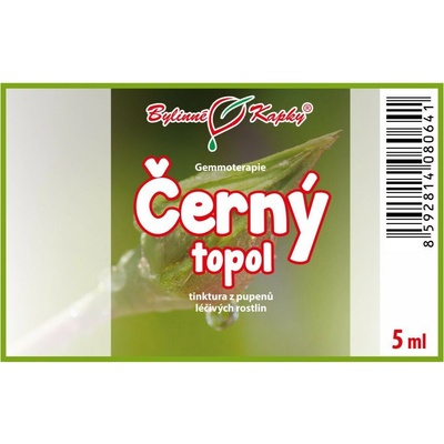 Topoľ čierny púčiky gemmoterapie 5 ml