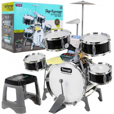 RKToys dětské bicí s klávesami a mikrofonem