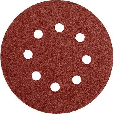 Yato Brúsny papier 125 mm P100 s otvormi 5 ks suchý zips
