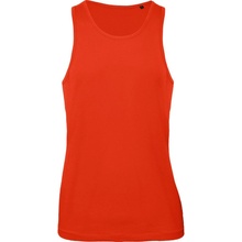 B&C tílko Inspire Tank T, bez rukávu, pánské COT-01TM72u3501 Červená ohnivá