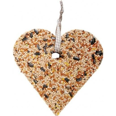 Esschert Design lisovaný ptačí zob srdce 10,9 x 15,3 cm 355 g
