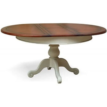 Image 1 of EX Home Разтегателна маса EX Home модел Mahagon, 120-160 см, Масив, Бяла