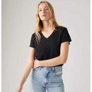 Levi´s dámské triko s výstřihem do V A8774-0008 Černá
