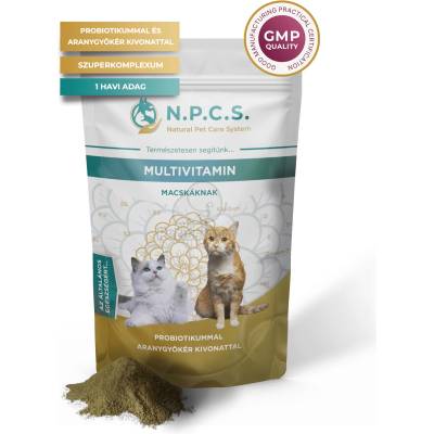 N. P. C. S Natural Pet Care System Multivitamin за котки - със суперкoмплексен пробиотик 45 г