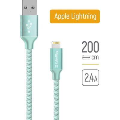 ColorWay CW-CBUL007-MT USB Apple Lightning 2.4A 2m mátový