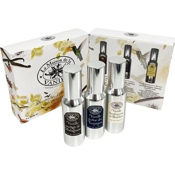 La Maison de la Vanille Подаръчен комплект Vanilles des Origines, 3 x 30 ml