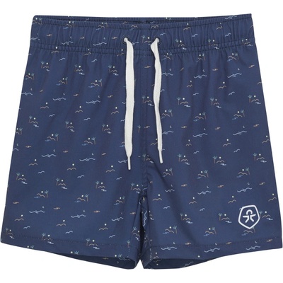 Color Kids-Swim Shorts AOP dress blues modrá