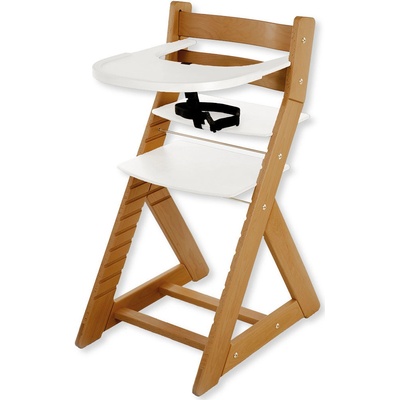 Hajdalánek Rostoucí židle Ela velký pultík dub světlý / bílá