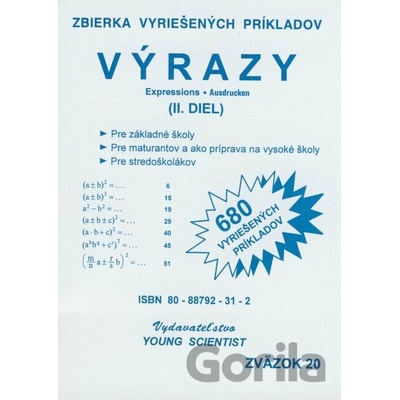 Výrazy II Diel zv.20